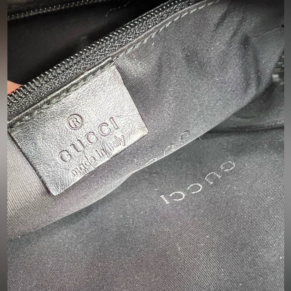 Gucci Black Tote Bag with Bamboo Handles - Picture 14 of 16